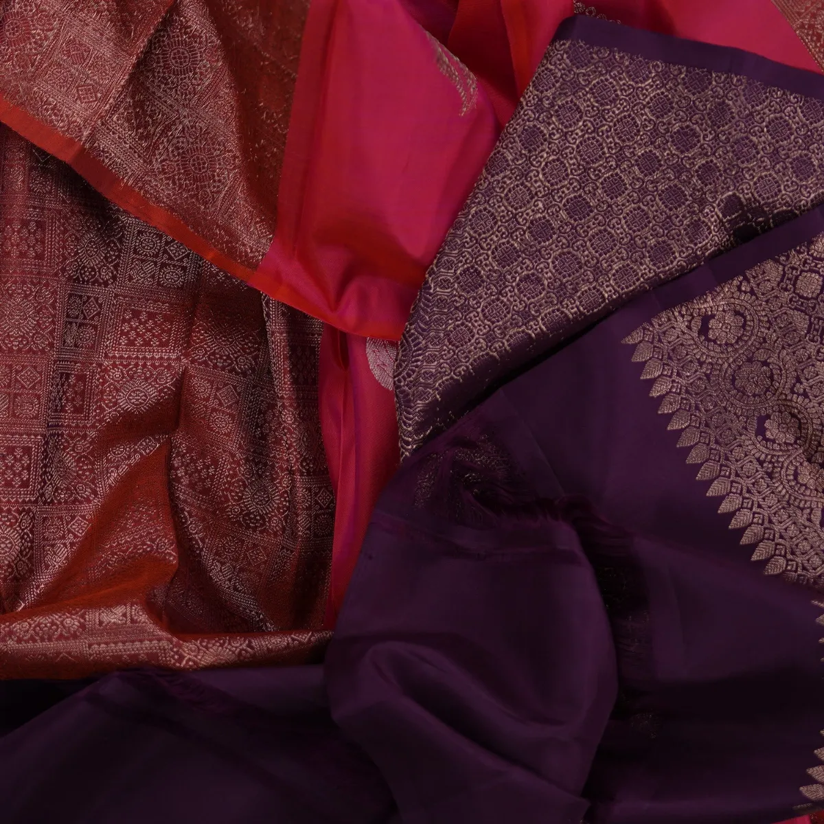 Arani Handloom Silk Saree 3 Gram Gold