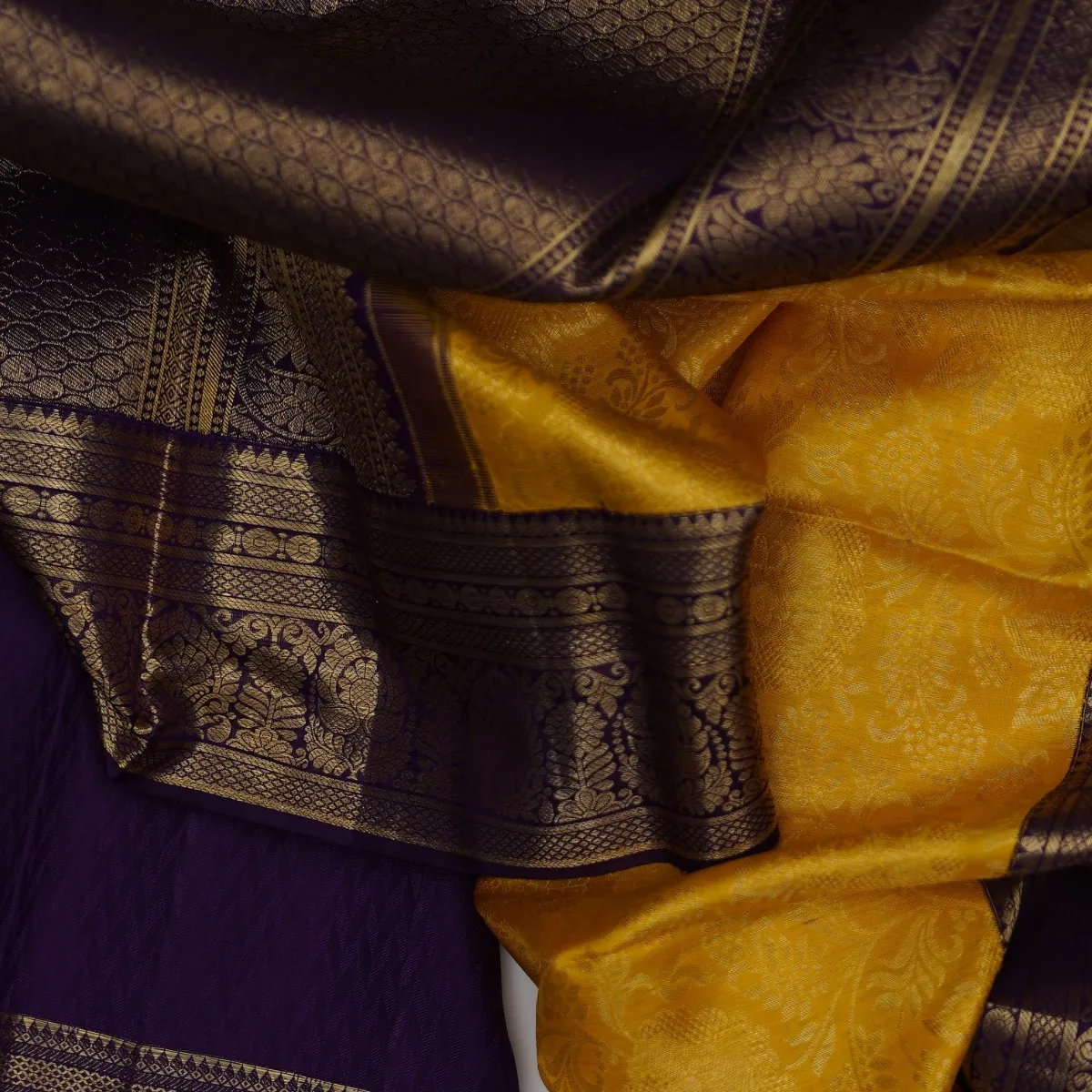 Kanchipuram Handloom Silk Sareee Kodi Design Pure Silver Jari
