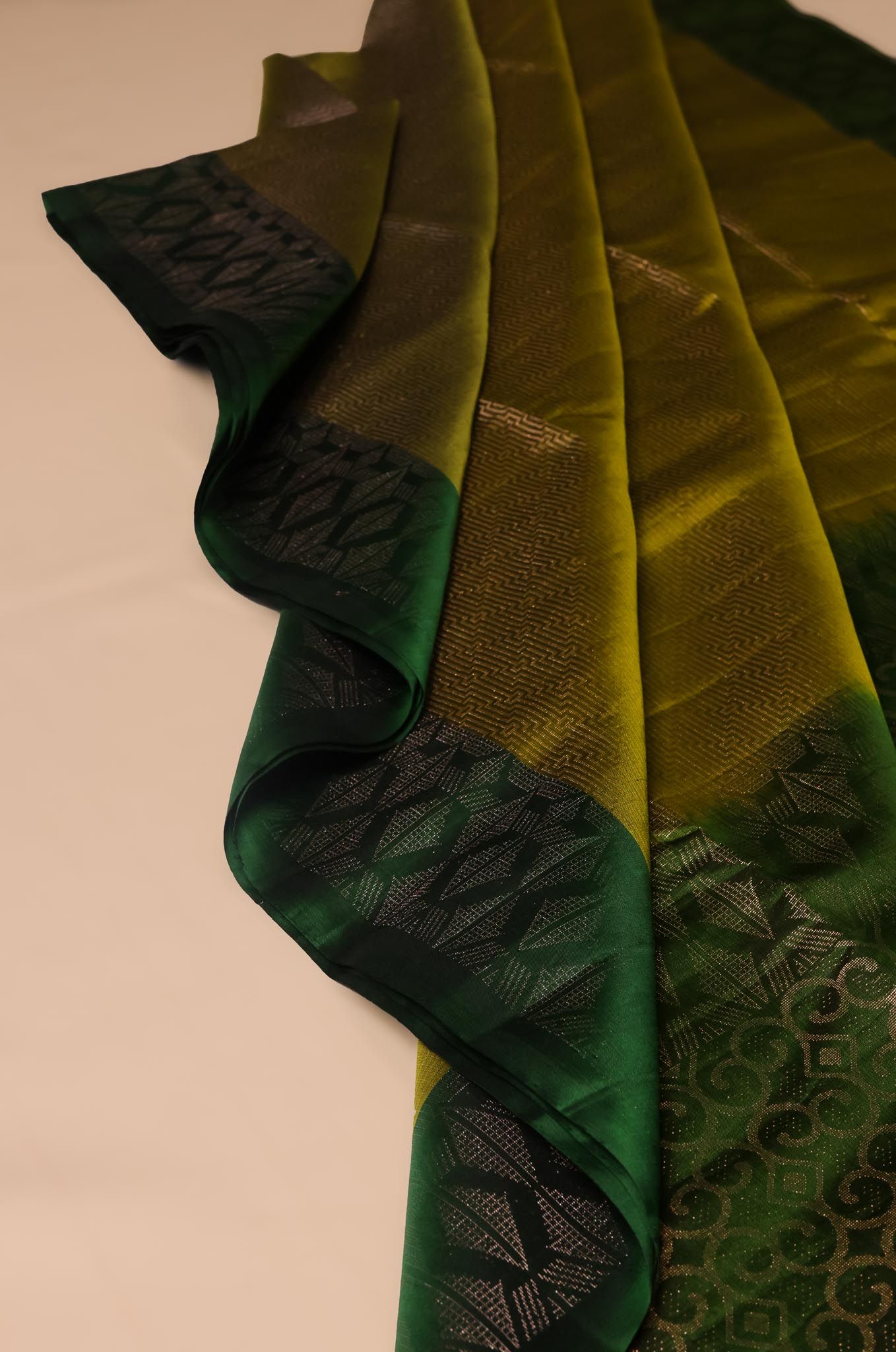 Army Green Mayuri Silk