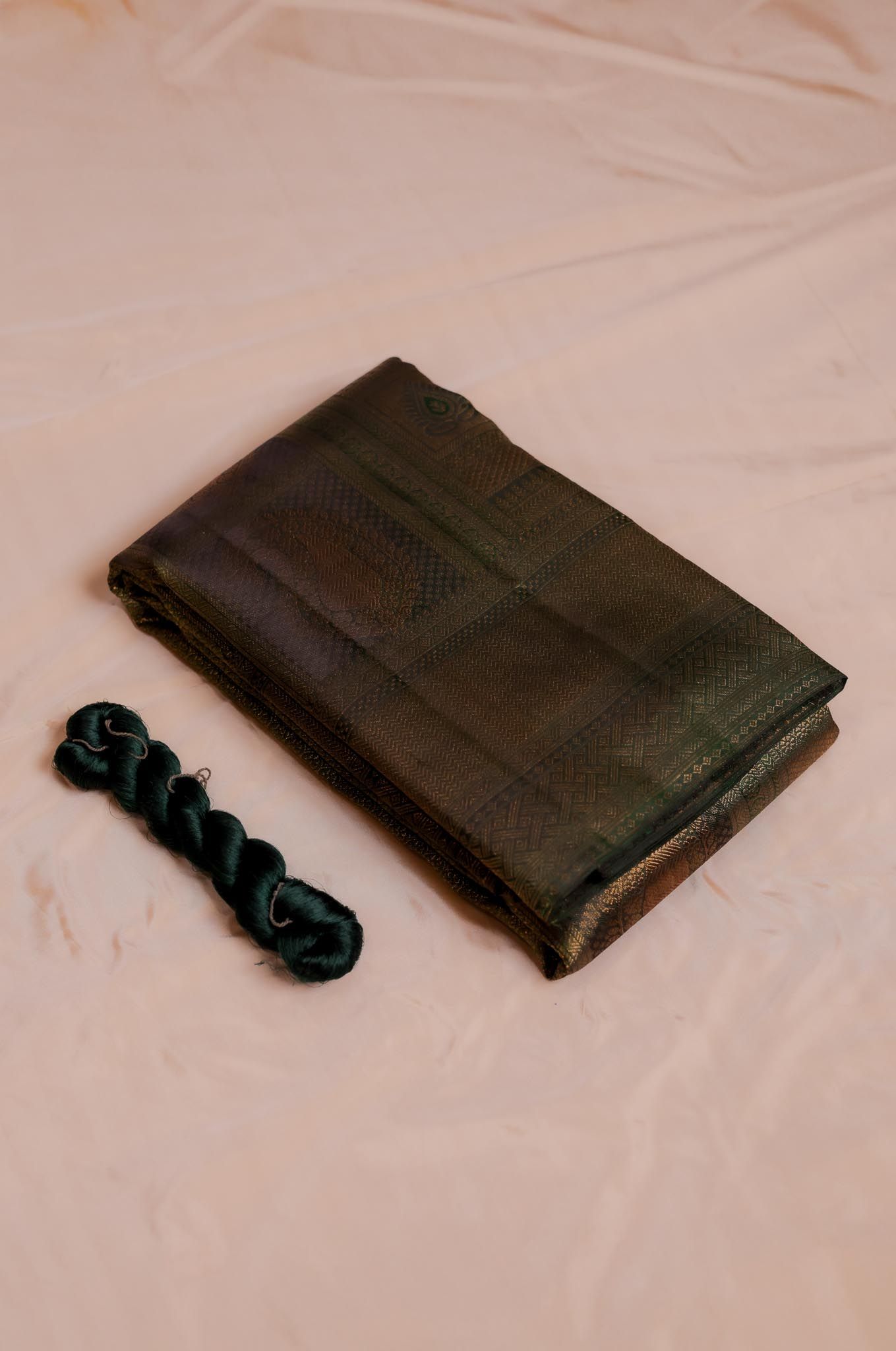 Ever Green Kanchipuram Silk