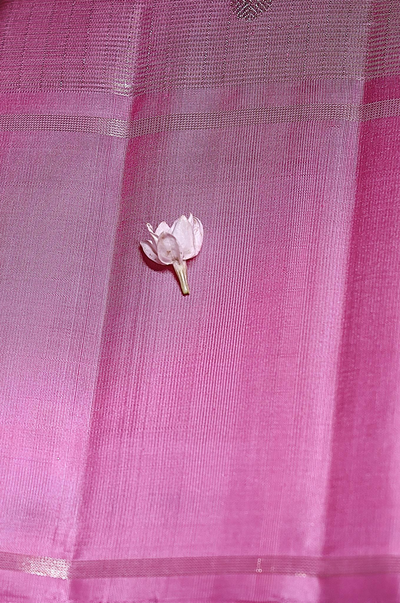 Vibrant Pink Arani Silk Saree