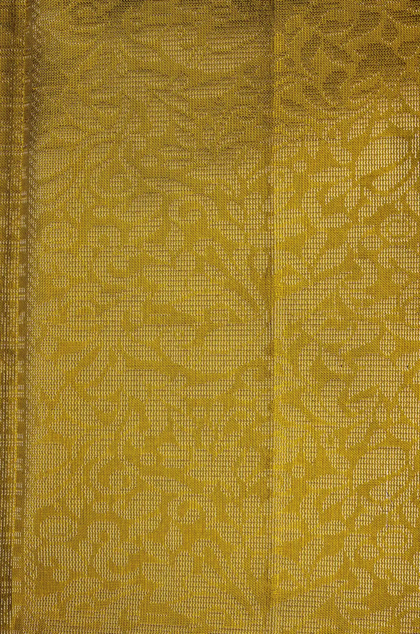 Mayuri Silk Deep Blue Colour And Bright Yellow Border