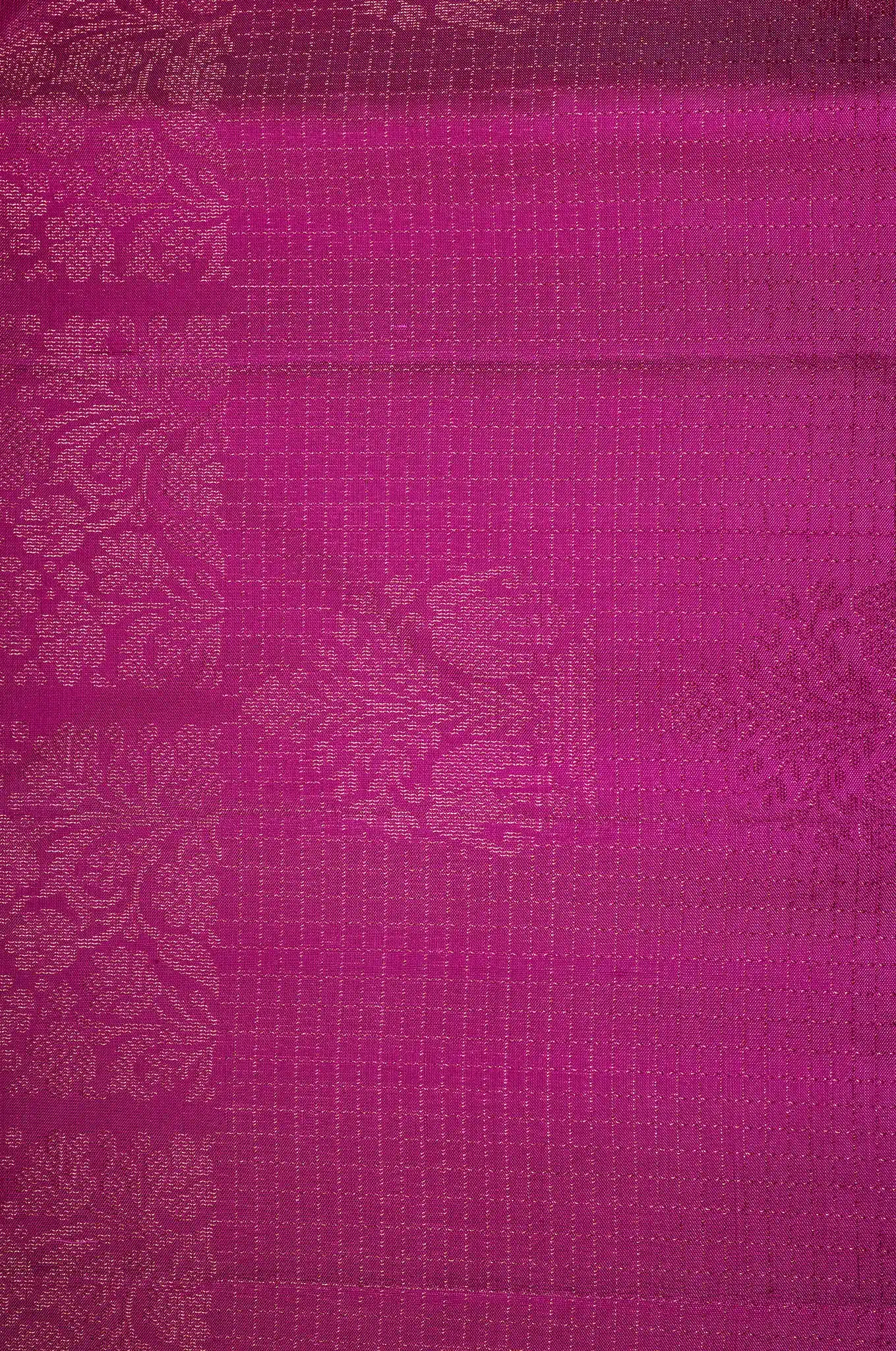 Mayuri Silk Barbie Colour Saree With Self Border